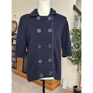 Ralph Lauren Jeans Co. Double Breasted Short Sleeve Blazer Vintage Y2K Sz M